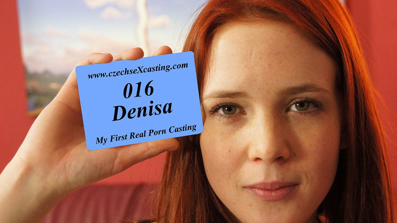 Нежная блондинка Denisa Peterson оказалась на порно кастинге 